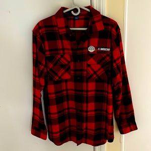 NASCAR/Busch beer flannel